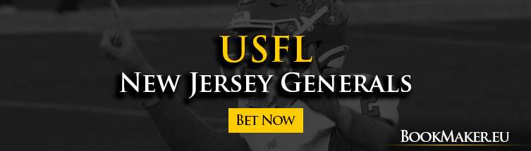 USFL New Jersey Generals Online Betting